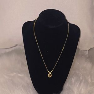 COPY - Christian Dior gold chain and pendant